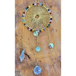 Sunshine Beaded Boho Suncatcher And Windchime